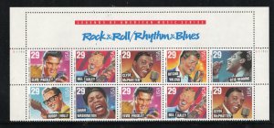 ALLY'S US Scott #2724-30 29c Rock & Roll/Rhythm Blues [10] MNH F/VF [FP-10]