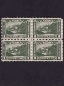 Canada, Scott 177, Mint NH, Rear Residue, Block of 4, From GV Arch Leaf Issue