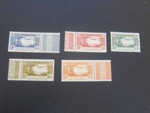 French Guiana 1940 Sc C1-5 FU