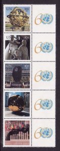 United Nations New York-Sc#884a- id8-unused NH set+ labels-Flags-2005-S/H fee