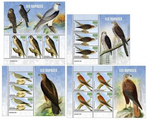 C A R - 2023 - Birds of Prey - Perf 4 Min Sheets - Mint Never Hinged