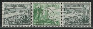 Germany Scott # B110 (2), B109, used, se-tenant, Mi# W124