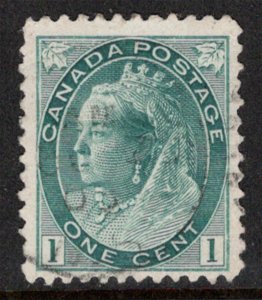 Canada - Queen Victoria 1 Cent - (Numeral Issue) Good Condition # 75 Used