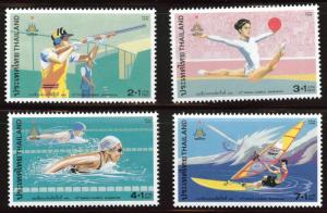 THAILAND Scott B80-83 MNH** Asian Games Bangkok semipostal set