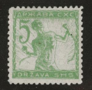 Croatia Slavonia Scott 3L2 MH* stamp