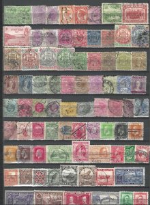 BRITISH COMMONWEALTH 1850-1950 LARGE COLLECTION OF 650+ STAMPS MANY CLASSICS
