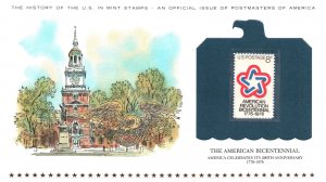 THE HISTORY OF THE U.S. IN MINT STAMPS THE AMERICAN BICENTENNIAL