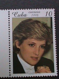 ​CUBA-1998 SC# 3931-7 PRINCESS DIANA-PEOPLE'S QUEEN- MNH -VERY FINE