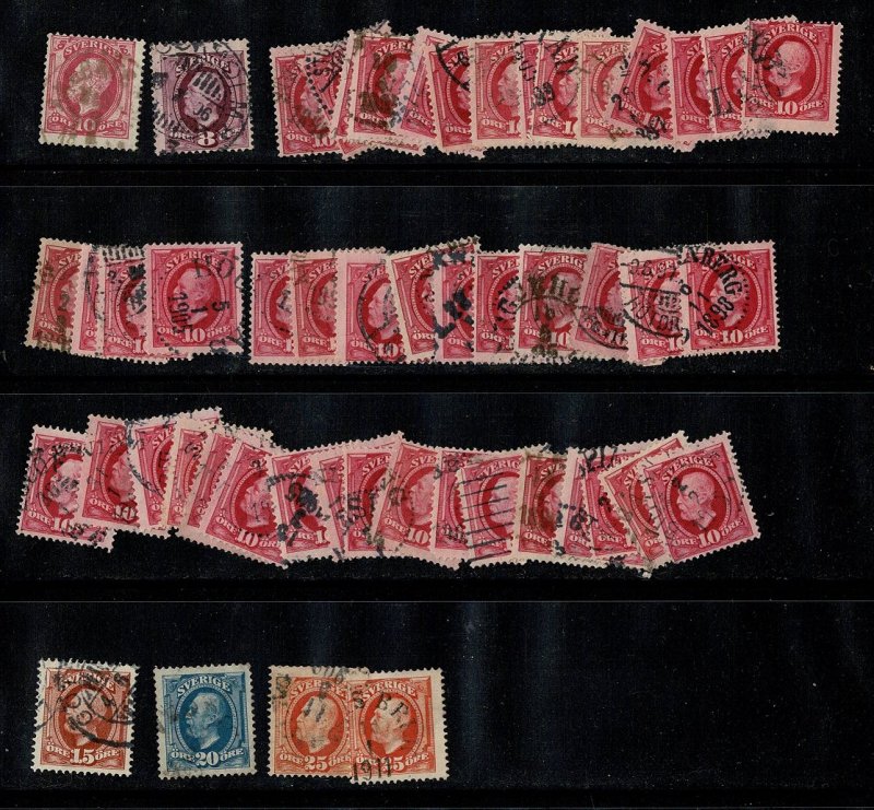 Sweden early hoard: part 4: 1890s-1910s kings