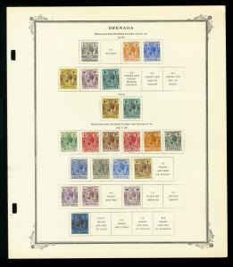 Grenada 1800s to 1950s Stamp Collection