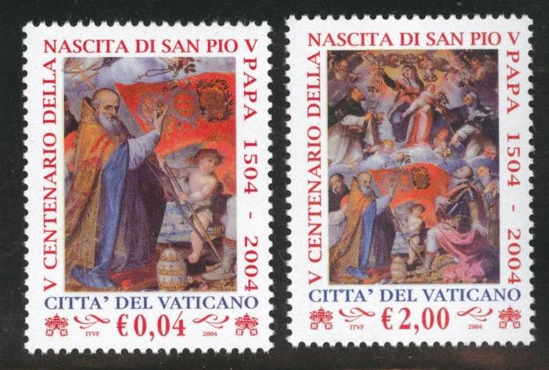 Vatican City Scott 1258-1259 MNH** 2004 stamp set