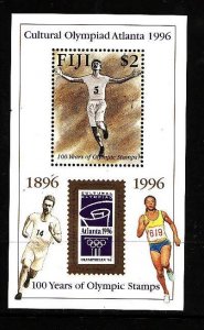 Fiji-Sc#766-Unused NH sheet-Sports-Modern Olympic Games-Atlanta-1996-