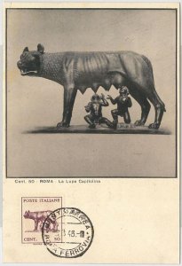 51521 - ITALY - POSTAL HISTORY - MAXIMUM CARD - 1948 MITHOLOGY HISTORY: LUPA-