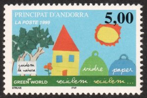 Andorra (French) #505  MNH - Recycling (1999)