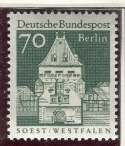 GERMANY; BERLIN 1966-67 Buildings issue MINT MNH Unmounted 70pf. value