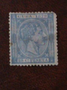 ​CUBA-1880-SCF#91-KING ALFONSO XII -MH -VF-144 YEARS OLD WE SHIP TO WORLDWIDE