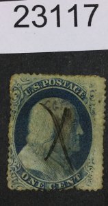 US STAMPS #24 USED LOT #23117