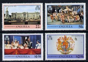 ANGUILLA - 1978 - Coronation, 25th Anniv - Perf 4v Set - Mint Never Hinged