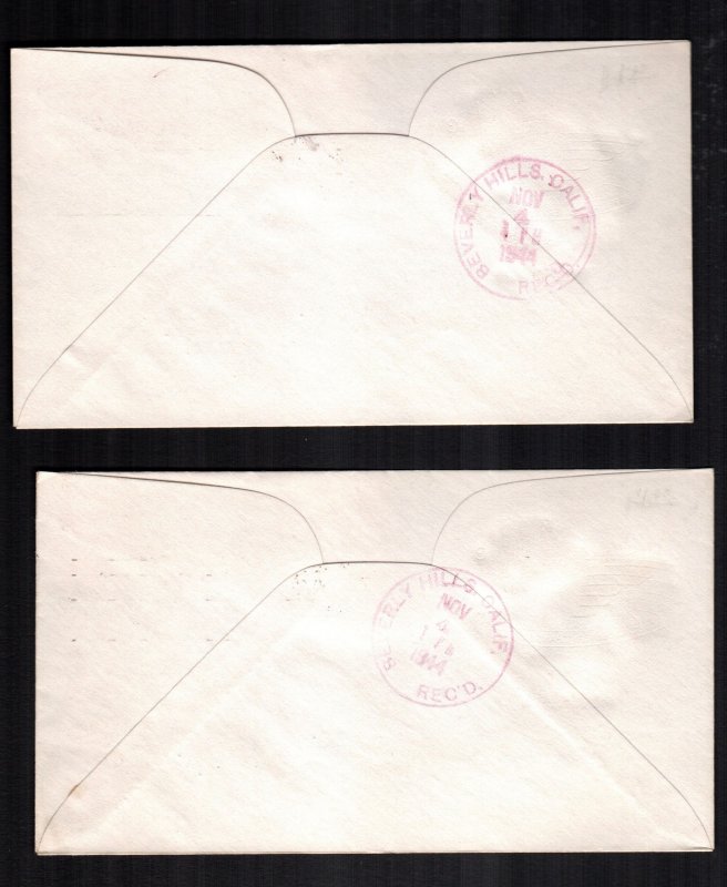 US E17 E18 first day covers cat $ 35.00