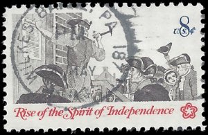 #1477 8c Posting a Broadside 1973 Used