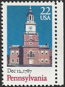# 2337 MINT NEVER HINGED PENNSYLVANIA