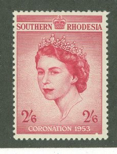 Southern Rhodesia #80 Unused Single (Queen)