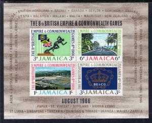 Jamaica 257a Sports Souvenir Sheet MNH VF