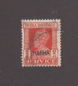 India (Nabha) Scott #O46 Used