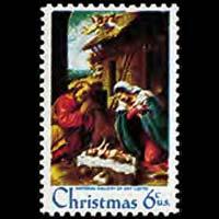 U.S.A. 1970 - Scott# 1414 Christmas Set of 1 LH