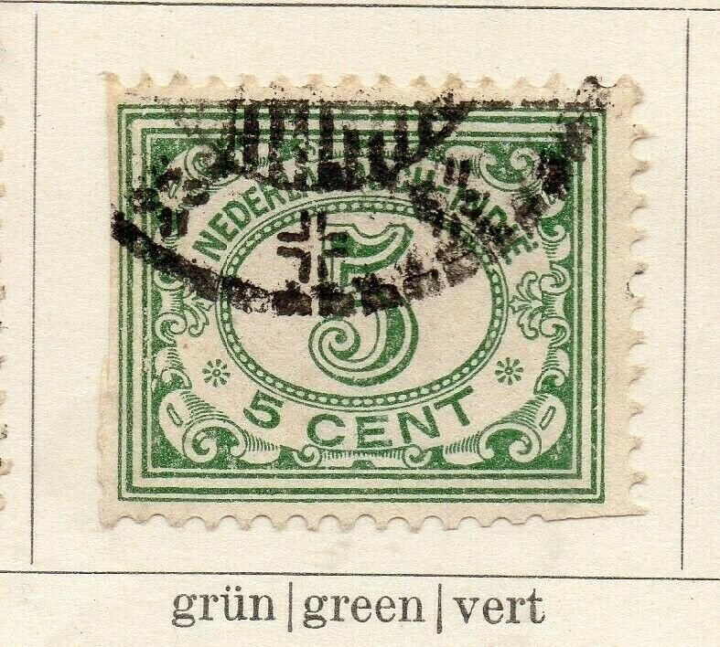 Dutch Indies Netherlands 1922-23 Early Issue Fine Used 5c. NW-170616