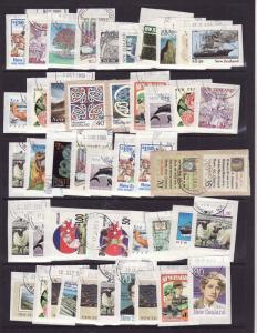 New Zealand-page of higher values-Philatelic bureau postage values for mailings-