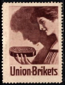 Vintage Germany Poster Stamp Union Charcoal Briquettes