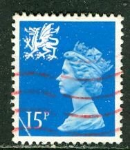 Great Britain, Region, Wales; 1989: Sc. # WMMH26: O/Used Single Stamp