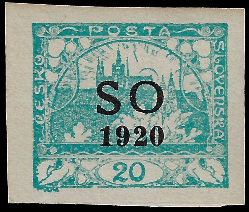 Eastern Silesia 1920 Sc 5 MLH vf