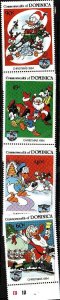 Dominica-Scott#869-73 ex#872-Unused NH Disney-Christmas-Do