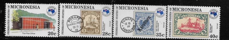 MICRONESIA, 21, C4-C6,  MNH , POST OFFICE