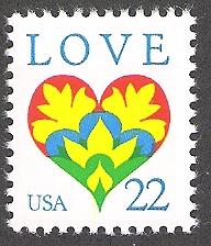 US Cat # 2248, LOVE, MNH*