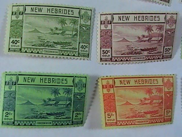 NEW HEBRIDES/BRITISH # 50-61-MINT/HINGED-COMPLETE SET-------GEOVI------1938