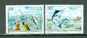 NEW CALEDONIA  FISHING #C153-54...SET....USED...$2.00