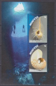 2018 Niuafo'ou 675-676/B80 Marine fauna - Shells 12,00 €