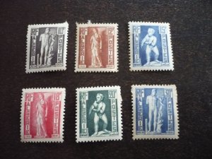 Stamps - Algeria - Scott# 240-245 - Mint Hinged Set of 6 Stamps