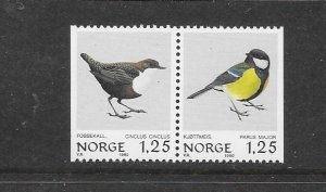 BIRDS - NORWAY #761-2  MNH