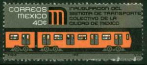 MEXICO 1005, Inauguration of Mexico City Subway. UNUSED, H OG. VF.