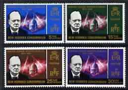 NEW HEBRIDES - 1966 - Churchill - Perf 4v Set, English - M N H