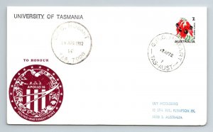 1972 Australia - University of Tazmania - To Honor Apollo 16 - F5217