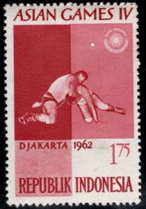 Indonesia Scott 563 MNH** Asian Games Wrestling stamp