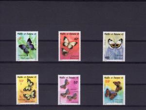 Wallis et Futuna 1987 Butterflies set (6) mnh Sc # 347-352