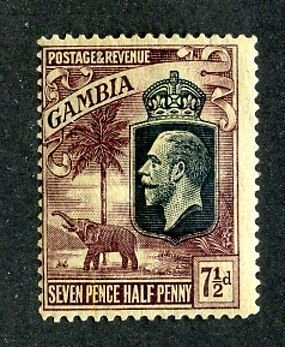 1922 Gambia Sc #122 m* wmk3 cv.$10 ( 9041 BCXX5 )