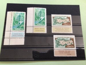 Turkey 1957 mint never hinged stamps Ref A8915