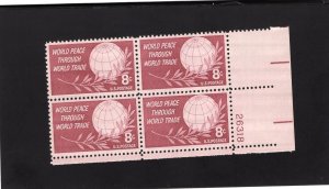 1129 World Peace, MNH LR-PB/4 (#26318)